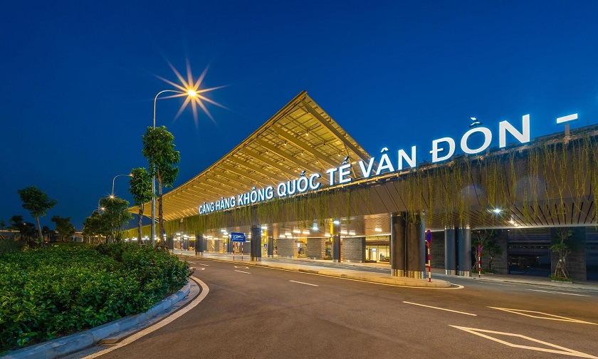 Sân bay quốc tế Vân Đồn - Quảng Ninh được cấp chứng nhận đạt chuẩn quốc tế về an toàn sức khỏe của Hội đồng sân bay Quốc tế. (Nguồn ảnh: bestprice.vn)